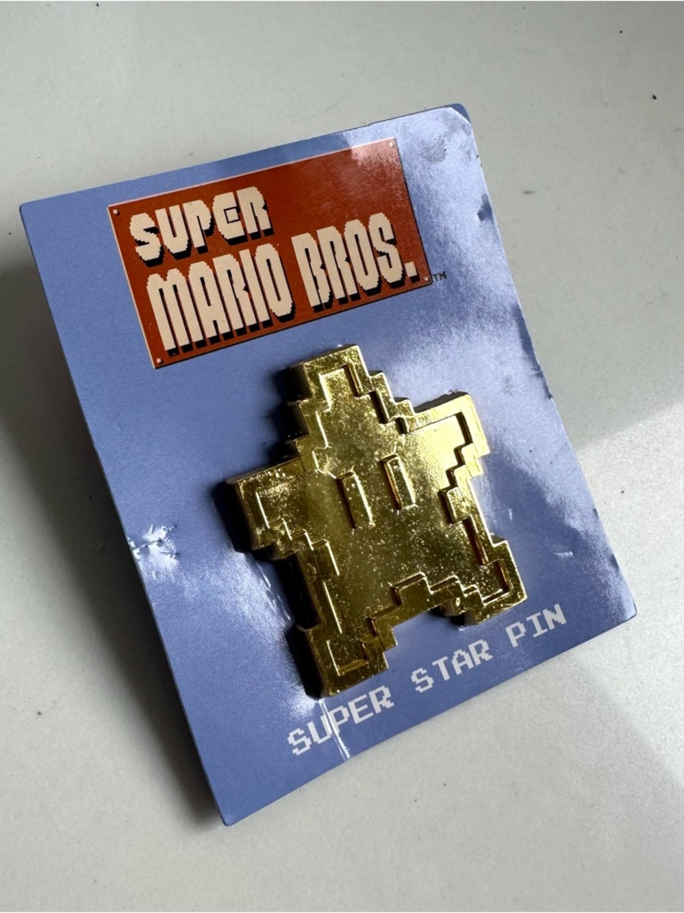 Nintendo Super Mario Bros. Culturefly Super Star Metal Pin 2018